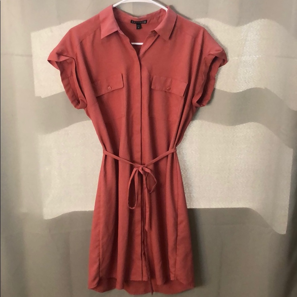 Coral dress